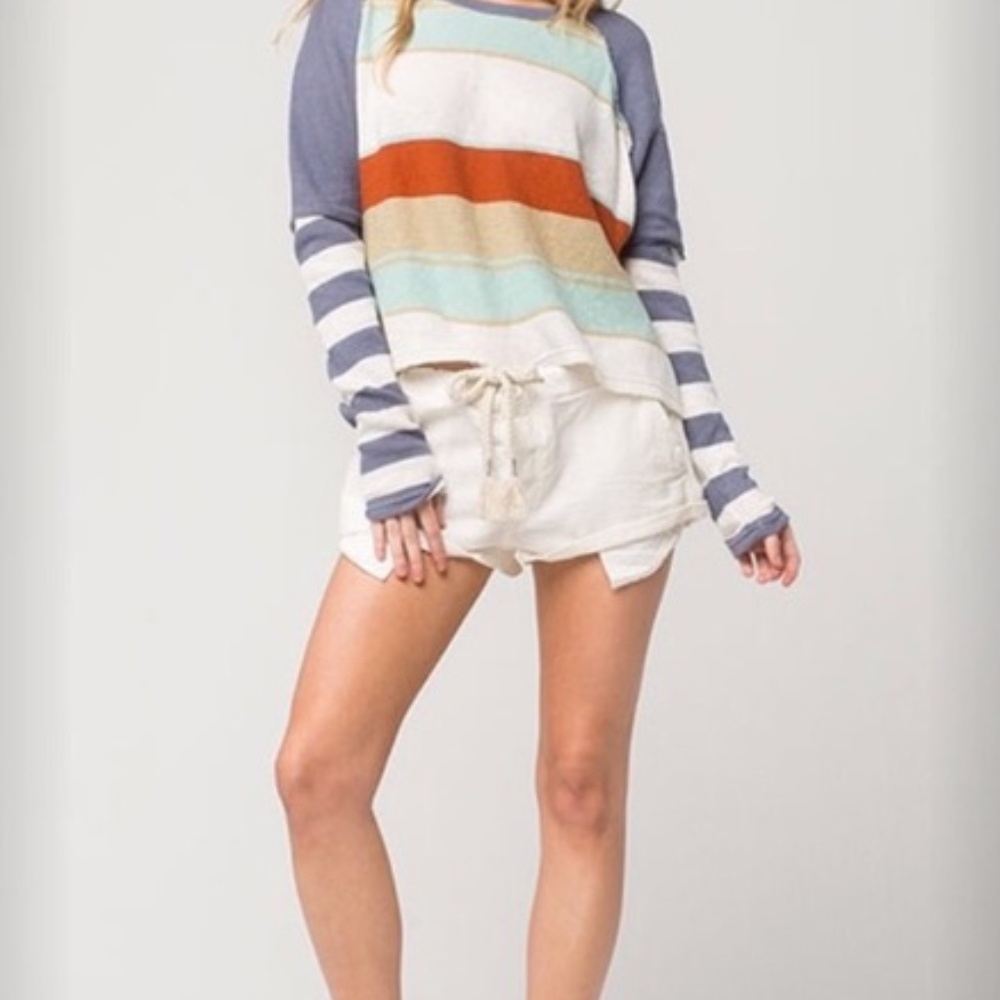 Free People Beach Please Linen Shorts NWT